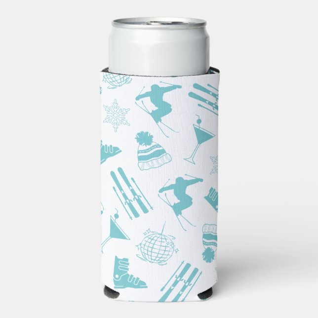 We're Up To Snow Good Bachelorette Seltzer Can Cooler (Seltzer Front)