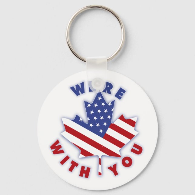 WE'RE WITH YOU KEYCHAIN (Front)