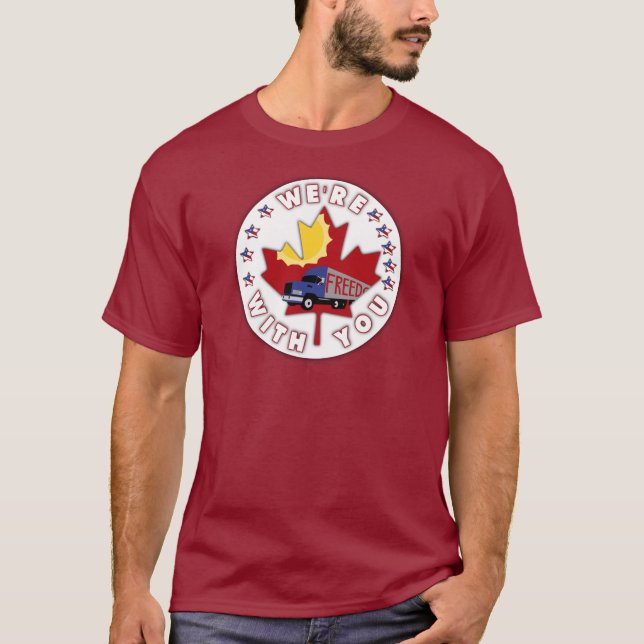 WE'RE WITH YOU T-Shirt (Front)