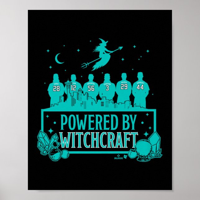 Wered By Witchcraft - Seattle Baseball Premium  Poster (Front)
