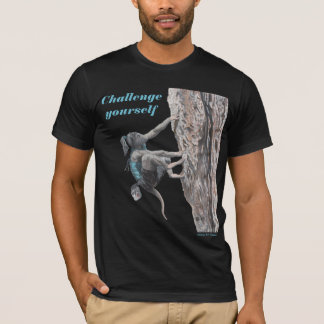 Wererat Girl Rock Climbing Sport Fantasy Art Shirt
