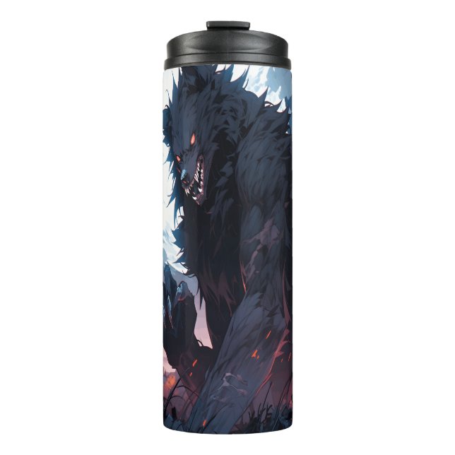 Werewolf Anime style artwork Tumbler (Front)
