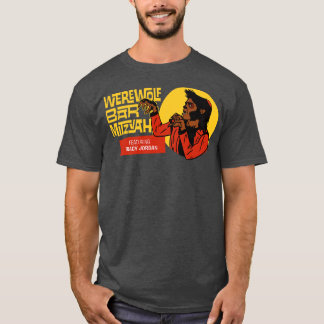 Werewolf Bar Mitzvah Spooky Scary 30 Rock T-Shirt