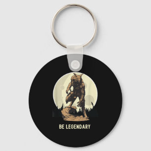 Werewolf Be Legendary Motivational Insrational  Key Ring
