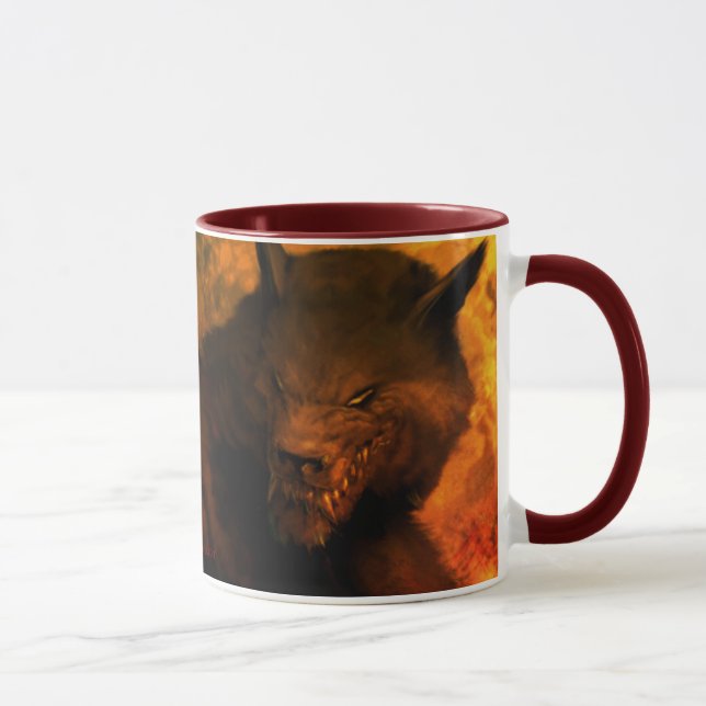 Werewolf bust Mugs (Right)