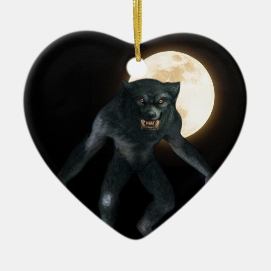 Werewolf Ceramic Ornament
