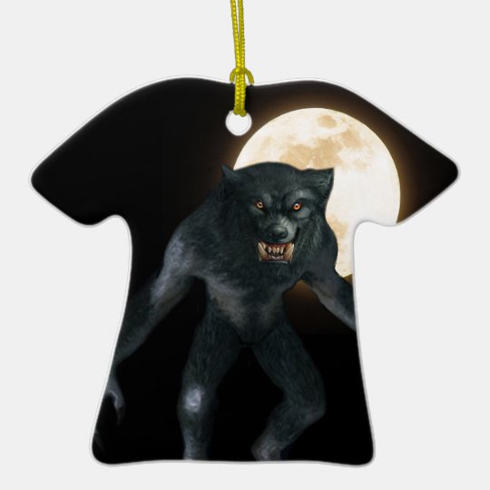 Werewolf Ceramic Ornament