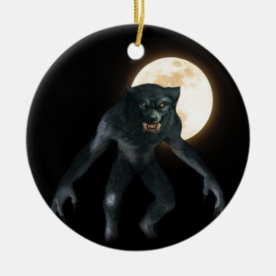 Werewolf Ceramic Ornament