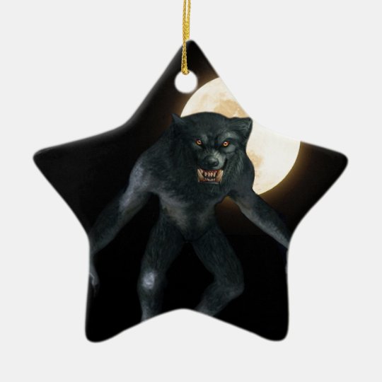 Werewolf Ceramic Ornament