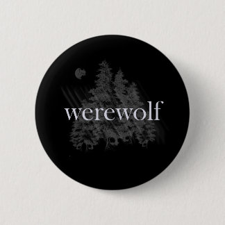 Werewolf Forest 6 Cm Round Badge