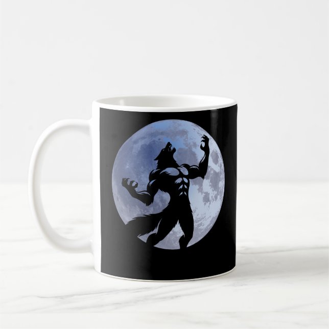 Werewolf - Full Moon Coffee Mug (Left)