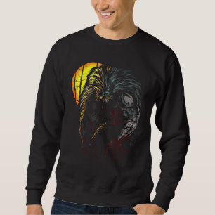 Werewolf Full Moon Lycan Mythology Easy Halloween Sweatshirt