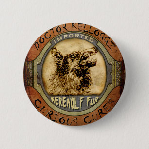 Werewolf Fur 6 Cm Round Badge