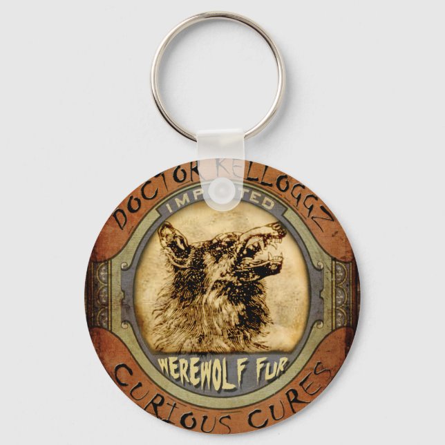 Werewolf Fur Key Ring (Front)