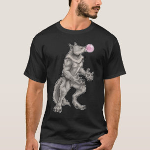 Werewolf Halloween Chewing gum T-Shirt