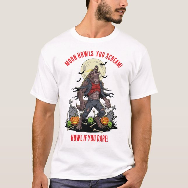 🐺 ♥️Werewolf Halloween Horror Tee 🎃 (Front)