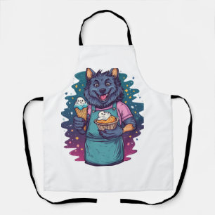Werewolf Ice Cream Stand Apron