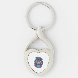 Werewolf Ice Cream Stand Key Ring