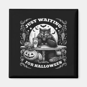 Werewolf Just Waiting For Halloween Spooky Scary N Magnet