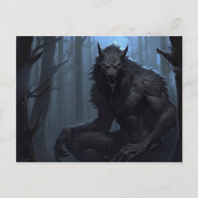 Werewolf Lycan  Postcard (Front)