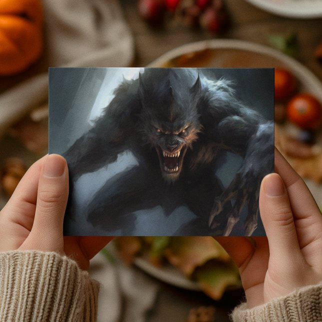 Werewolf Lycan  Postcard (Creator Uploaded)