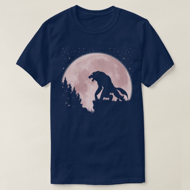 Werewolf Moon T-Shirt (Design Front)