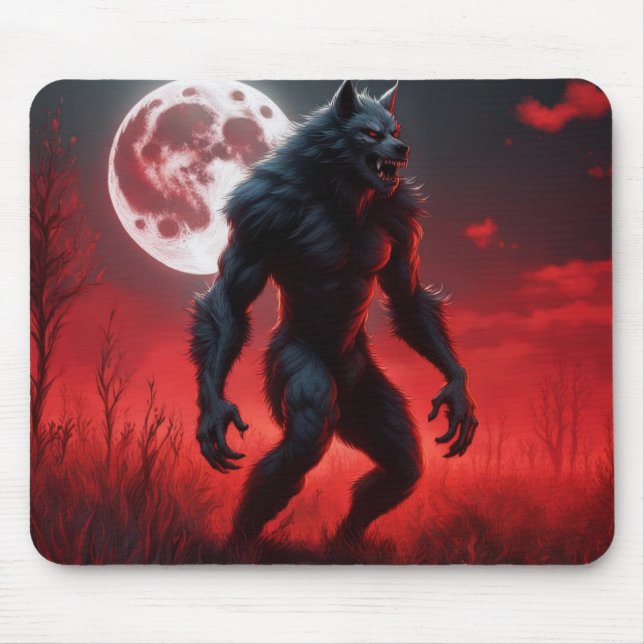 Werewolf Mouse Pad (Front)