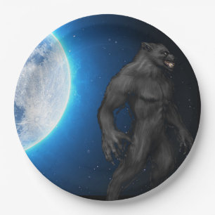 Werewolf Paper Plates