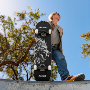 Werewolf Personalised Skateboard