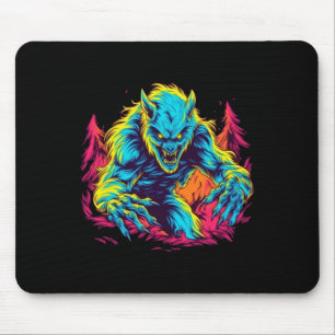 Werewolf Pranks - Lunar Mischief for Halloween Mouse Pad