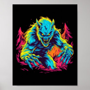 Werewolf Pranks - Lunar Mischief for Halloween  Poster