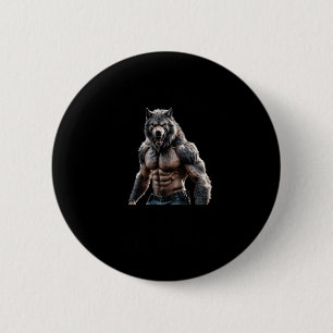 Werewolf Proof That Size Does Sticker 6 Cm Round Badge