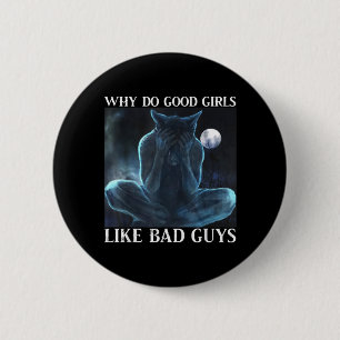 Werewolf Ripping Meme Alpha Wolf Werewolf Me 6 Cm Round Badge