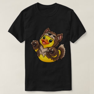 Werewolf Rubber Duck Halloween Costume T-Shirt