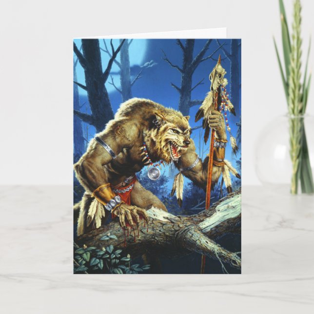Werewolf Shaman Of The Forrest Card (Front)