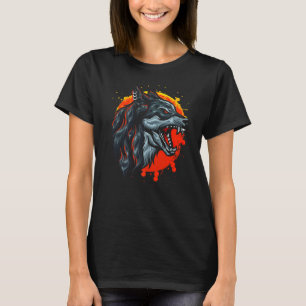 Werewolf Sunset For Wolves Fans T-Shirt