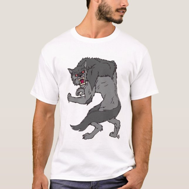 "Werewolf" T-Shirt by Nathan Lee James (Front)