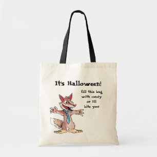 Werewolf Trick or Treat Bag