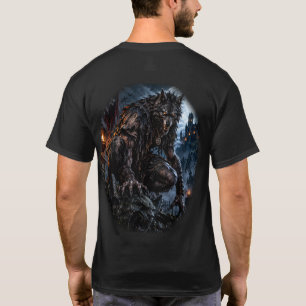 Werewolf Under the Full Moon – Haunted Castle Hall T-Shirt