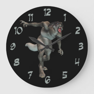 Werewolf Wall Clock