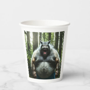 Werewolf Who Ate The Whole Village paper cups