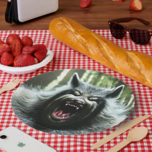 Werewolf Who Ate Whole Village large paper plates