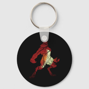 Werewolf Wolf Moon Werewolf Silhouette Halloween C Key Ring