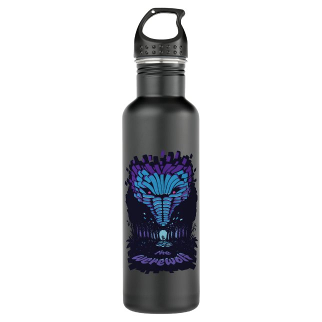 Werewolf woods 710 ml water bottle (Front)