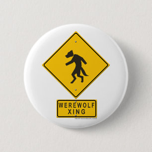 Werewolf XING 6 Cm Round Badge