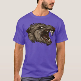 werewolfheadanimalwildlife funny T-Shirt