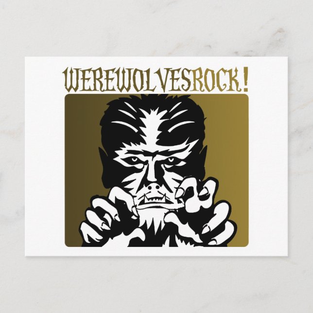 Werewolves Rock! #2 Postcard (Front)