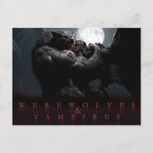 Werewolves & Vampires - Dominion Postcard