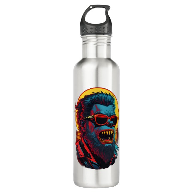 Werewolves Zombie 710 Ml Water Bottle (Front)