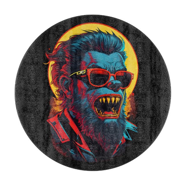Werewolves Zombie Cutting Board (Front)